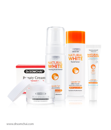 4 Step Natural White ผิวกระจ่างใส เปล่งประกายออร่า | ดร.สมชาย