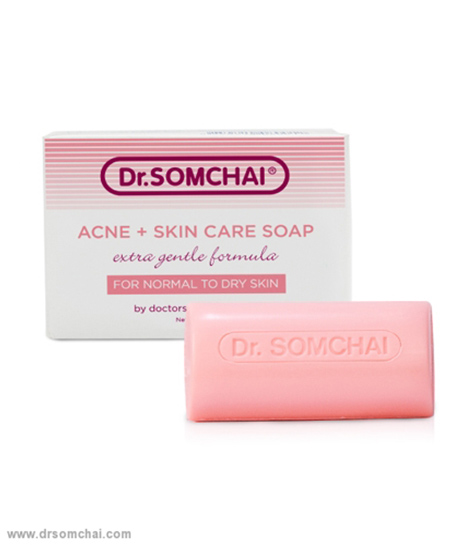 Acne & Cleansing Cream Soap for Normal to Dry Skin | Dr.Somchai