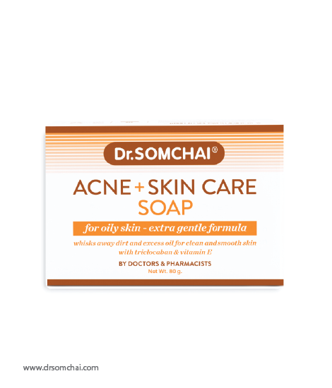 Acne & Cleansing Cream Soap for Normal to Oily Skin | Dr.Somchai